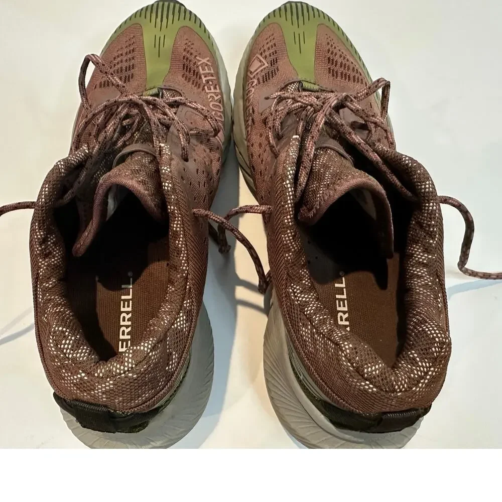 Merrell Agility Peak 5 GORE-TEX Trail Running Shoes Women's 9 Brown Outdoor Gear
